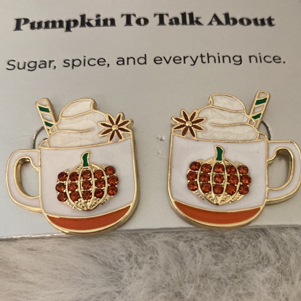 Sugarfix by Baublebar Pumpkin To Talk About Earrings - Picture 4 of 6